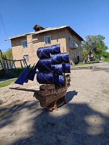 пакет катушка: Деревянный макет парусного корабля ручной работы - Материал корпуса — 2