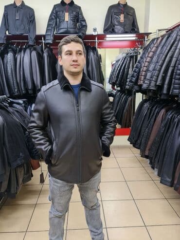 теплый и удобный: Мужская дублёнка классического кроя - Материал: натуральная овчина с — 10