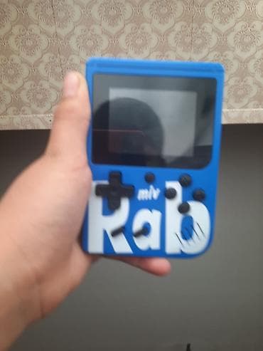 nintendo gameboy: Портативная ретро‑приставка Rab Game Box (Plus) в синем цвете — 2