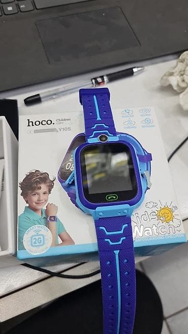 open box: Детские умные часы hoco. Y105 - Связь: поддержка 2G (голосовые — 1