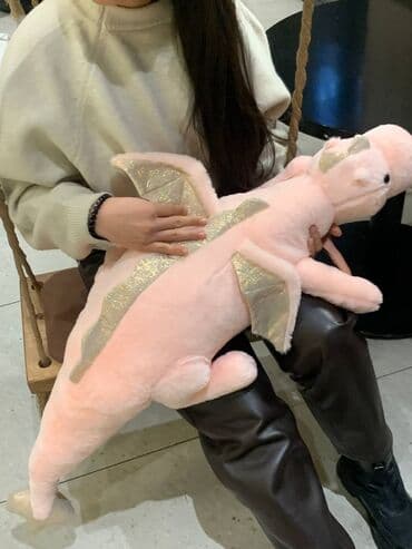 плюшевый мишка большой цена: Встречайте вашего нового друга — мягкий лежачий дракон! 🐉✨ — 4