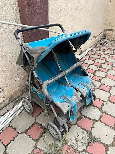 Детская коляска для двойни (side-by-side) - Два полноценных сиденья