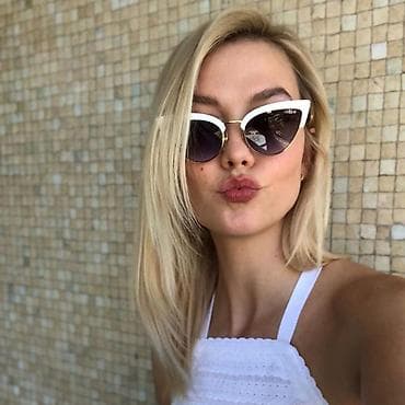 whieda очки: Женские солнцезащитные очки VOGUE - Форма: «кошачий глаз» с — 5