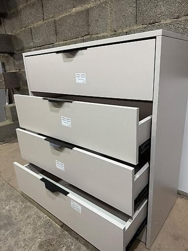 drying rack: Комод для одежды, Новый, Без зеркала, ЛДСП, цвет - Серый, Самовывоз, Платная доставка — 2