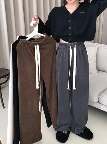 одежда для беременных бишкек дордой: ✨New✨ 🏷️Брюки палаццо 🏷️Ткань: Вельвет (утепленный) 🏷️Размеры: 48 — 1