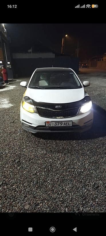 mini cuper: Kia Rio: 2016 г., 1.6 л, Ручные, Бензин, Седан — 8