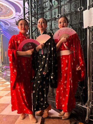 Танцевальное платье, 44, 46 (M), цвет - Красный