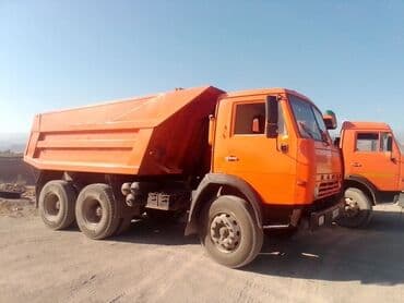 транзвой мойка: Песок, гравий, щебень отсев КамАЗ 16 тонн борта с нашивками доставка — 1