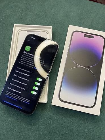 или миняю: IPhone 14 Pro, 512 ГБ, Deep Purple, Коробка, 88 % — 4