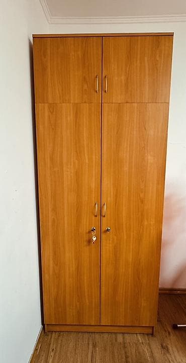 офисные шкафы: Офисный шкаф, Б/у, цвет - Золотой, ЛДСП — 5