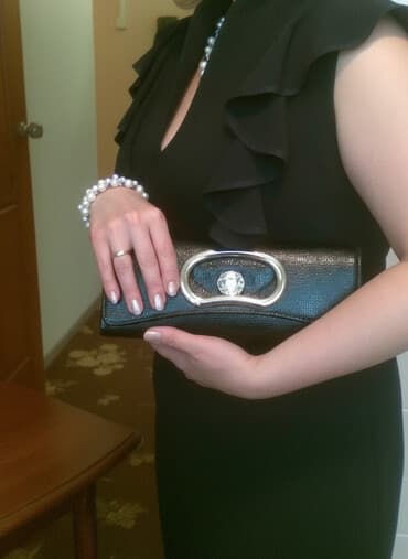 черное короткое платье с открытой спиной: Вечернее платье, Коктейльное, Короткая модель, Без рукавов, 2XL — 1