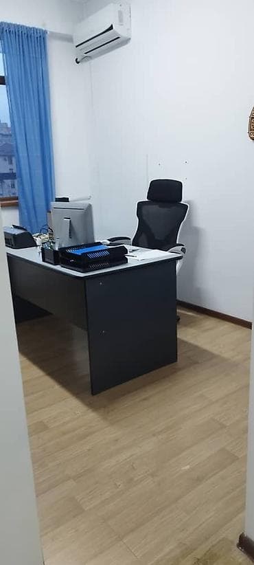 настольный офисный набор для руководителя: Комплект офисной мебели, Стул, ДСП, цвет - Коричневый — 5