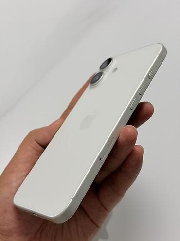 ipad 2017: IPhone 16 Plus, Б/у, 128 ГБ, Белый, Защитное стекло, Чехол, 92 % — 4