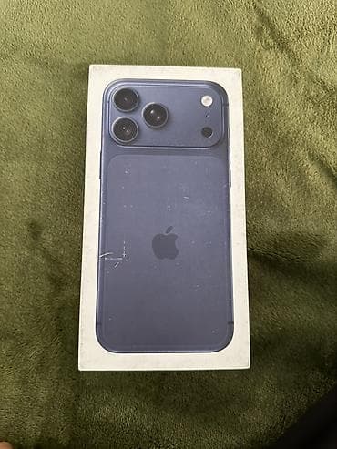 IPhone 17 Pro Max, Новый, 256 ГБ, Blue Titanium, Коробка, 100 %