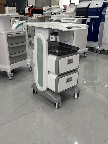 мебель расрочка: Медицинская тумба/инструментальный столик на колесах Описание: - — 1