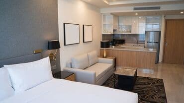 Студия, 35 м², С мебелью