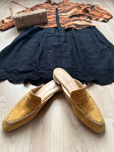 мюли: Лоферы, 37, AIMEINI, Новый, цвет - Желтый, Самовывоз — 3