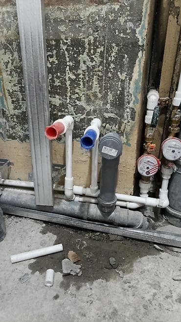 уй ремонт кылабыз: Сантехнические работы под ключ - Монтаж и замена трубопроводов — 9