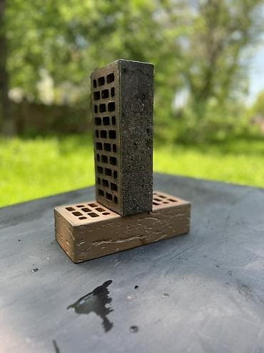 трафарет кирпич: Кирпич пустотелый (щелевой), керамический и силикатный — образцы — 4