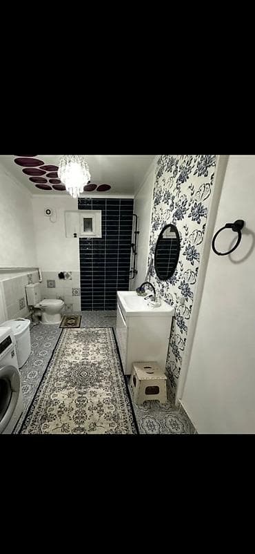 квартира ош суточный: 55 м², 3 комнаты, Забор, огорожен — 1