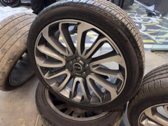 хромированные диски: Литые Диски R 22 Комплект, отверстий - 5, Б/у — 1