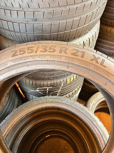Унаа: Шиналар 285 / 30 / R 21, Жай, Колдонулган, Комплект, Германия, Continental — 6