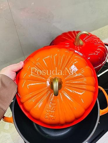 эски кийим: 🎃 ЧУГУННЫЙ КАЗАН «ТЫКВА» — 7 Л 🔥 ПО АКЦИИ — ВСЕГО 4 990 СОМ! ✨ — 10