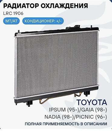 радиатор на приус: Радиатор охлаждения LRC 1906 Назначение: - Для автомобилей Toyota — 1