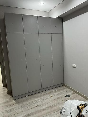 буу спальный гарнитур: Спальный гарнитур, Двуспальная кровать, МДФ, цвет - Белый — 8