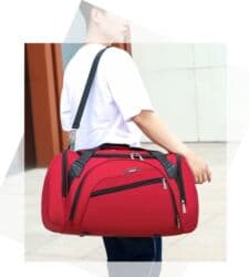 хозяйственная сумка на колесах: Сумка универсальная дорожная/спортивная - Цвет: черный - Формат — 4