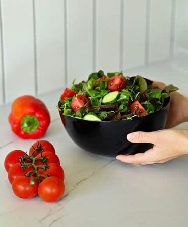 чайные наборы посуды: Набор столовой посуды в современном стиле, черно-белая гамма. Состав — 4