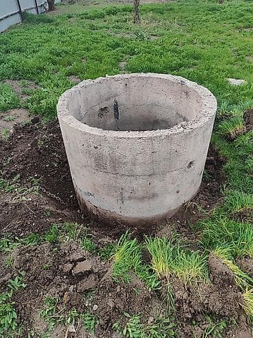 Үй жана бакча: Железобетонное кольцо для колодца/септика - Материал: армированный — 1