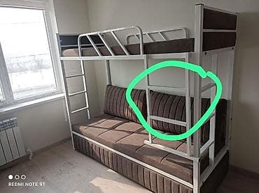 Кровати: Двухъярусная кровать, Новый, С выкатной системой — 8