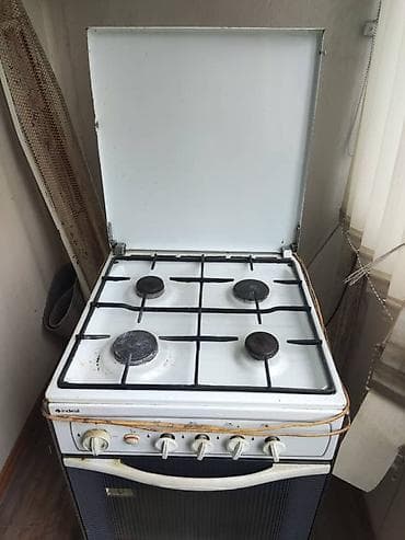 кнопки: Газовая плита Indesit с духовкой - 4 газовые конфорки стандартного — 2