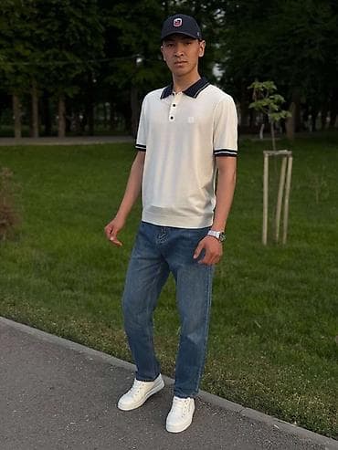 Футболки: Мужская футболка, S, M, L, Tommy Hilfiger, Новый, цвет - Белый — 3