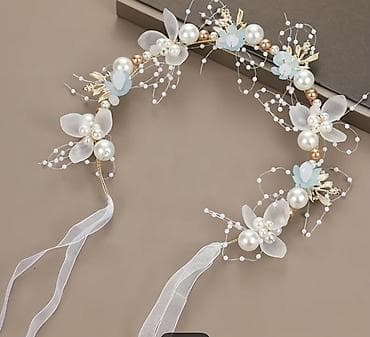 Другие комплектующие: Аксессуар для волос, Ободок, Женские, Материал: Бусины — 1