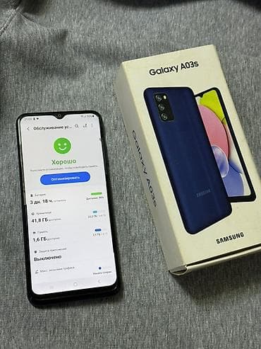 nintendo switch lite: Samsung Galaxy A03s, 64 ГБ, цвет - Синий — 2