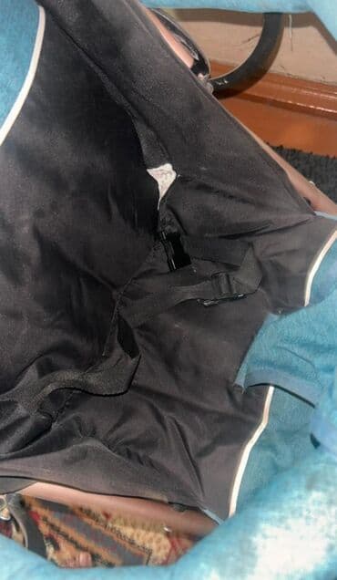 коляска прогулка: Балдар арабасы, түсү - Көгүлтүр, Колдонулган — 5