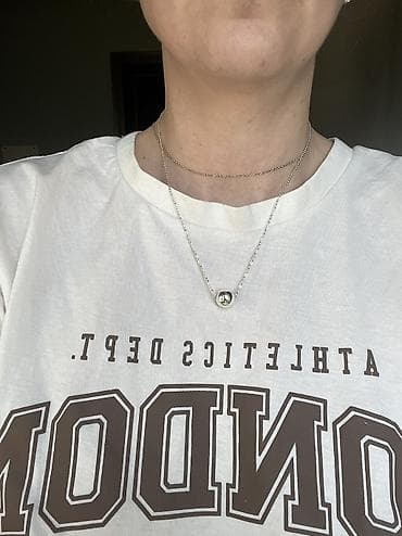 Жеке буюмдар: Күмүш колье, Үлгүсү 925, Аялдарга, Жаңы, Кыстырмасыз — 6