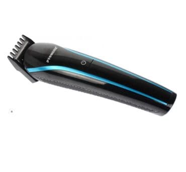 купить опасную бритву: Триммер, Триммер для бороды и усов ProMozer MZ-2027, черный, синий — 3