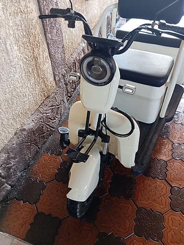 бишкек мото: Электрический трёхколёсный скутер iBike - Компоновка: переднее колесо — 1