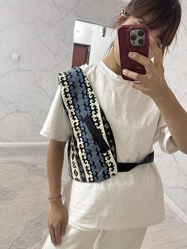 скупка вещи: Слинг-сумка через плечо с этническим узором - Формат — 2
