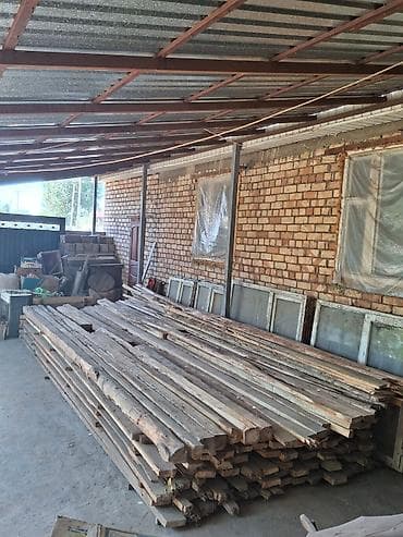 дрова бу: Доски, Необрезные, Для строительства, Сосна, Сухие — 3