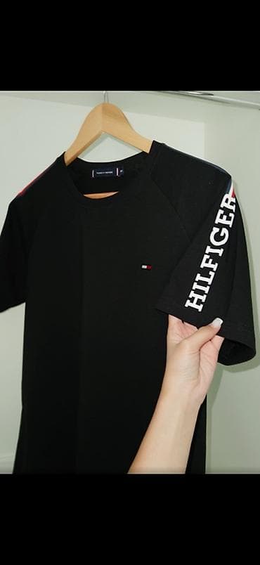 tech flece: Футболка Tommy Hilfiger, мужская - Цвет: черный - Крой: классический — 2