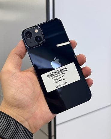 iphone 13 max pro: IPhone 13, Б/у, 128 ГБ, Midnight, Защитное стекло, Чехол, В рассрочку, 93 % — 2