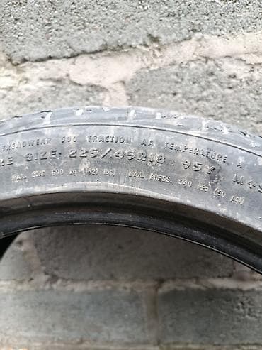 john dere: Шины 225 / 45 / R 18, Лето, Б/у, Пара, Легковые, Япония, DUNLOP — 4