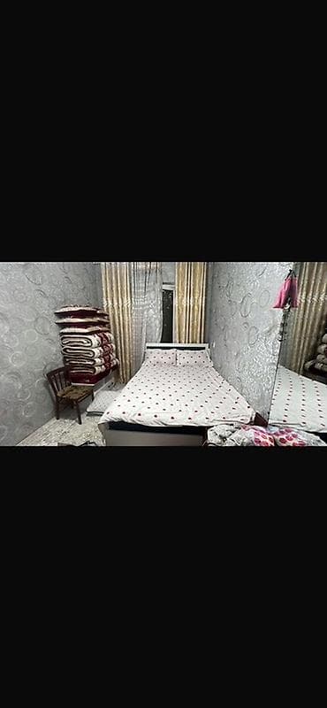 лофт мебель: Двуспальная кровать с системой хранения + шкаф-купе с антресолями — 2