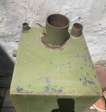 бойлер буу: Продаю комбинированный котёл (газ, уголь). 400х370х900 мм. Толщина — 3