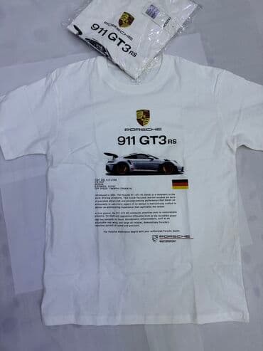 брендовая одежда бишкек: Мужская футболка, M, Новый, цвет - Белый, Самовывоз — 2