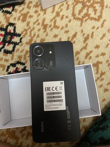 стикеры на ноутбук: Redmi, Redmi 13C, Новый, 128 ГБ, цвет - Черный, 2 SIM — 3
